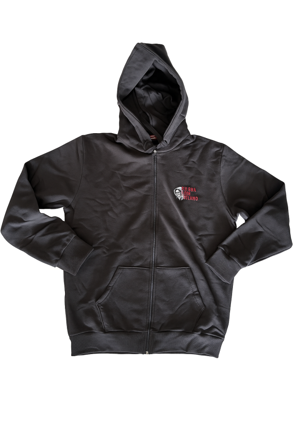 Felpa Zip Madonnina con Cappuccio